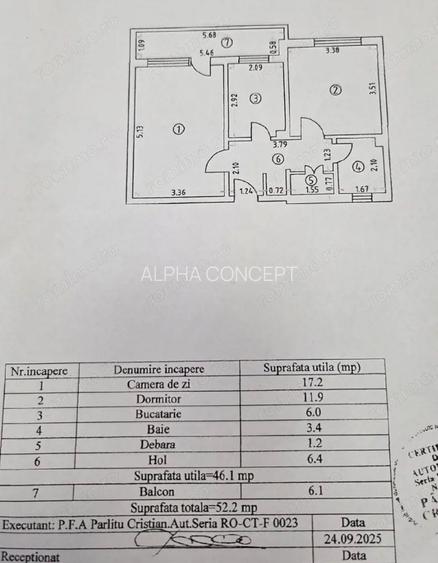 Apartamet 2 camere  Tomis Nord. - 9