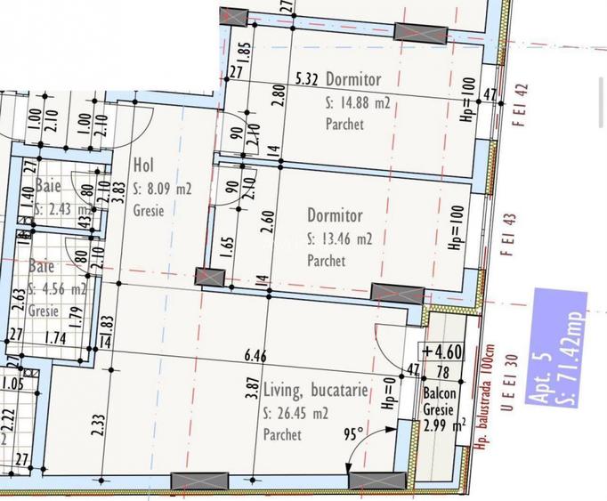 Apartament 3 camere, clădire NZEB, zona Pod IRA - 4