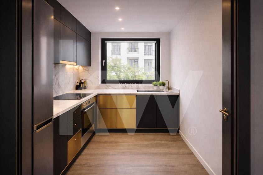 Apartament 79.600 € 2 camere 51mp utili buc separata etaj 1 Sibiu - 7