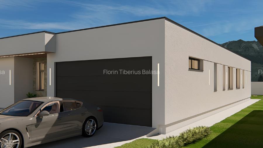 Teren 666 mp Serena Moșnița + proiect vilă modernă 223 mp | Utilități | Asfalt - 7