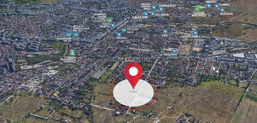 Teren 1.475 mp,  Ideal dezvoltare imobiliara, Str. N.D. Cocea - 4