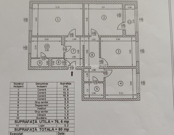 Apartament 4 camere | Valea Ialomiței | 80 mp | Metrou 120 m | Renovat complet - 14