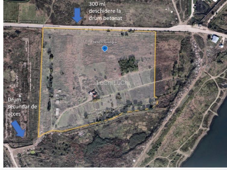   Teren intravilan industrial de închiriat – Vama Giurgiu – 80.000 mp +clădire  - 3
