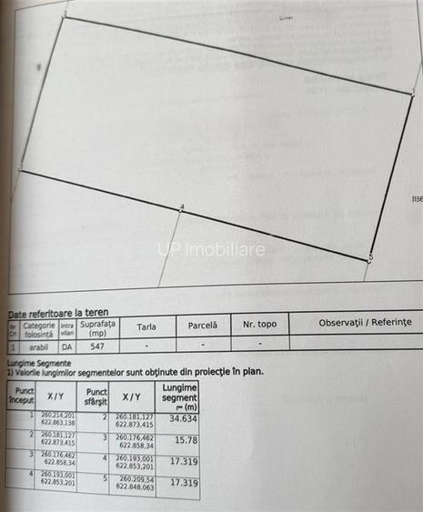 TEREN INTRAVILAN | 547 MP | SANTANDREI - 3