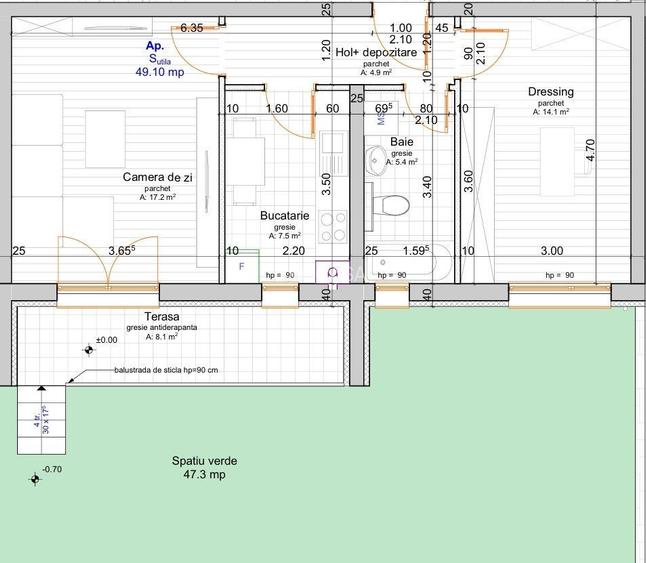 Gradina proprie generoasa. Decomandat. Langa ESO si Profi. - 3