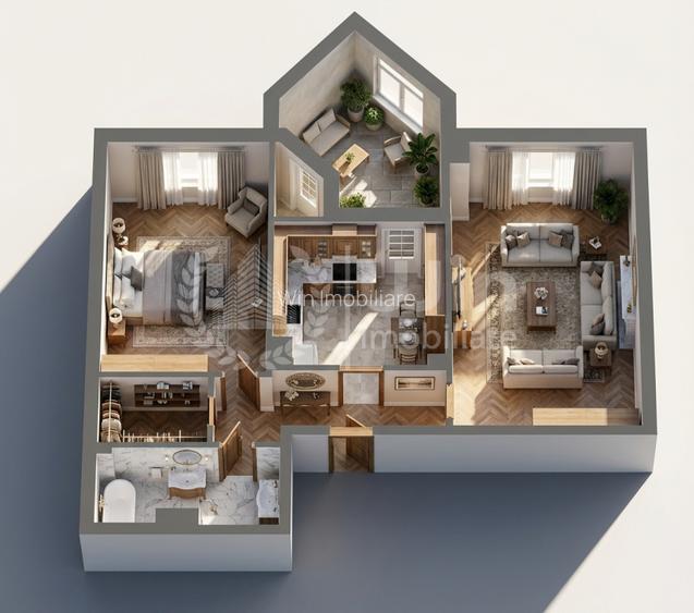 Apartament 2 camere decomandat | Etaj intermediar | Kaufland Marasti - 1