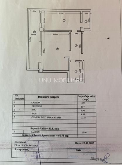 2 camere decomandat- Rediu Casablanca- 67 mp + boxa 3 mp - 87000 euro - 4