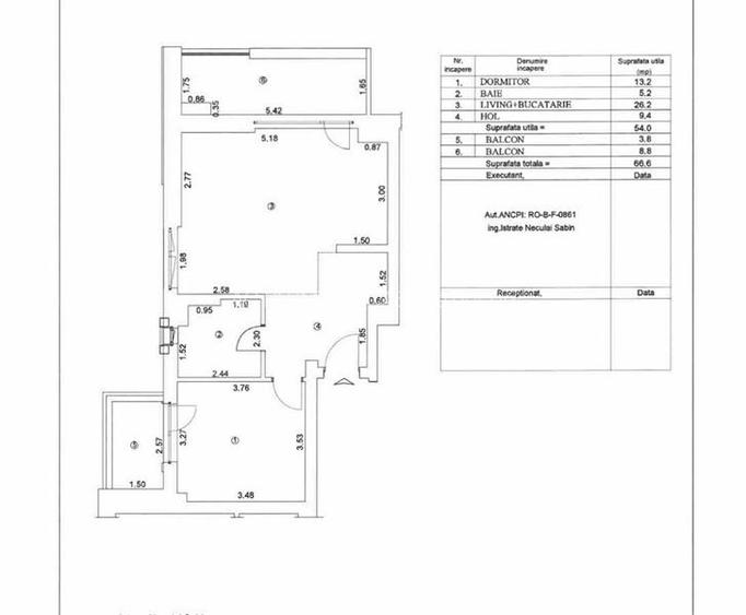 2 camere - 2 balcoane - loc parcare - Pipera - 10