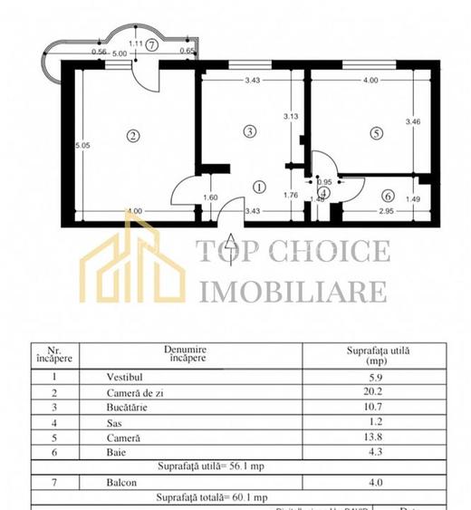 2 CAMERE TEI PARCUL CIRCULUI - CENTRALA - BLOC 1986 - RENOVAT COMPLET - 24