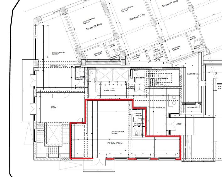 Spatii comerciale | 72-312 mp | Barrio Residence Unirii - 9