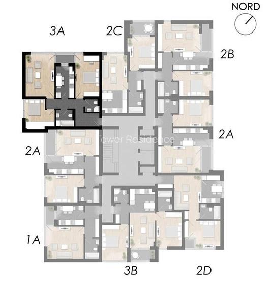 Imobil Nou Dotari Premium Ap 3 Camere Incalzire in Pardoseala Ansamblu Nou Rahov - 10