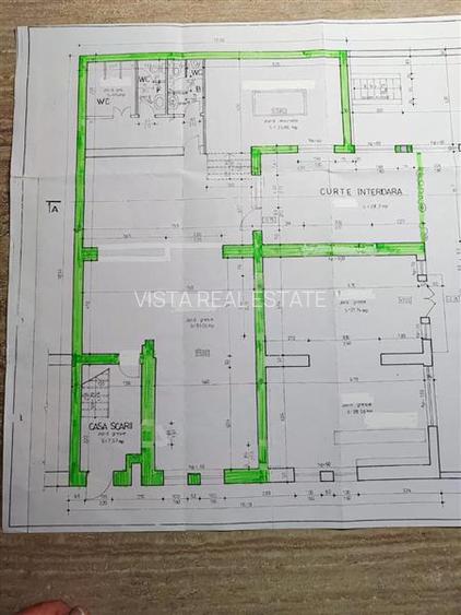 Spatiu comercial de inchiriat, curte interioara, 147mp utili, central, Harman - 5