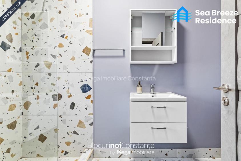 ✅Apartament mobilat | 52m² utili + terasă 10m² | Sea Breeze, Mamaia Nord - 12