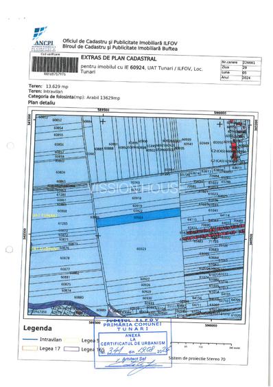 Teren 13629 mp Tunari | Tarla 23 - 2