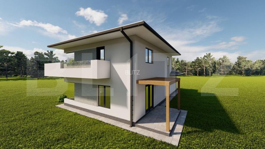 Casa individuala cu garaj, teren 500 mp, la intrare in chinteni - 4