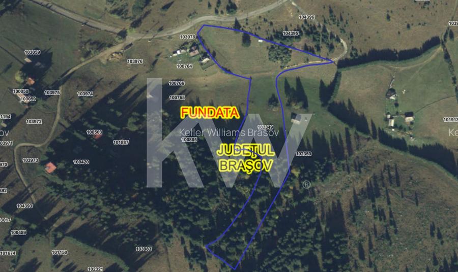 Teren Fundata, Brasov, intravilan, extravilan. COMISION 0% pret bun - 3