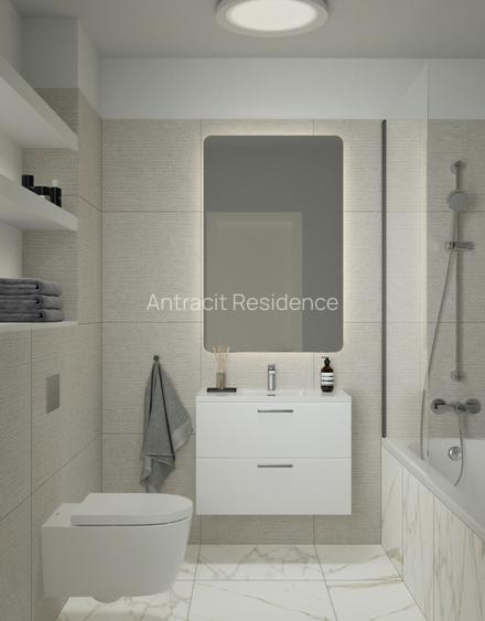 Apartament 2 camere nou | Antracit X Coandă | Bucătărie închisă | 64,7mp utili - 2