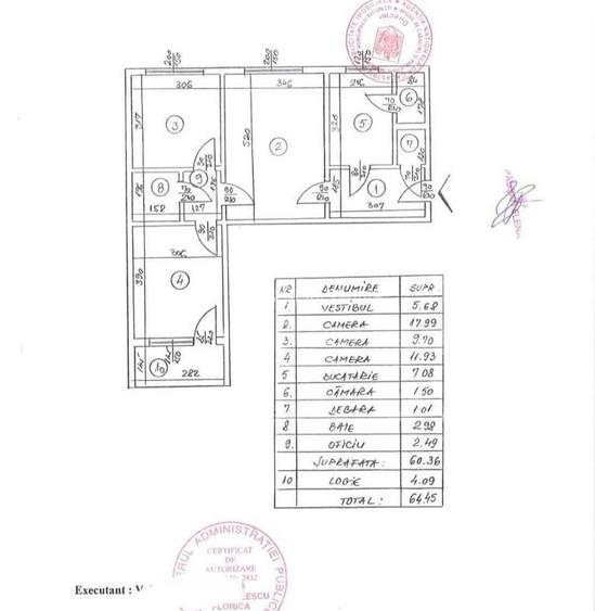 3 camere | etaj 2 | bloc anvelopat | 300 m Metrou Raul Doamnei - 7