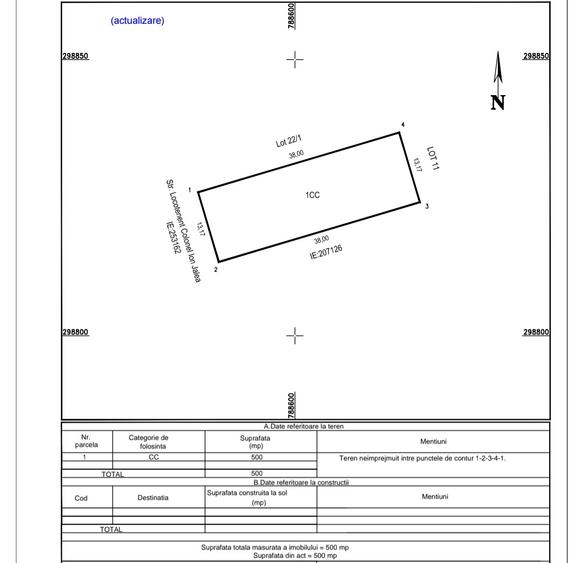 Teren Intravilan, Veterani, 500 Mp, Imprejmuit, Utilitati - 4