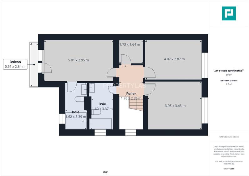 Duplex 5 camere  în cartier Europa Mosnița Nouă - 25