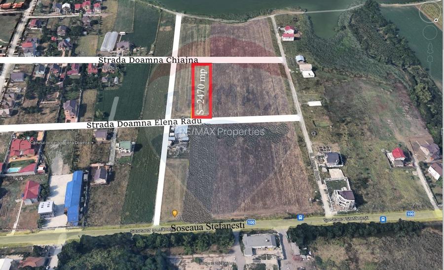 Teren intravilan, 2470 mp, dubla deschidere, Afumati - 3