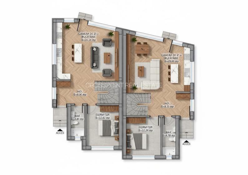 Otopeni – Vile individuale P+1+M | Design modern & clasic | Înaltă calitate - 10