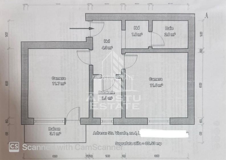 Apartament 2 camere | Decomandat | Et. 3/4 | La cheie | Pizzeria Hot - 11