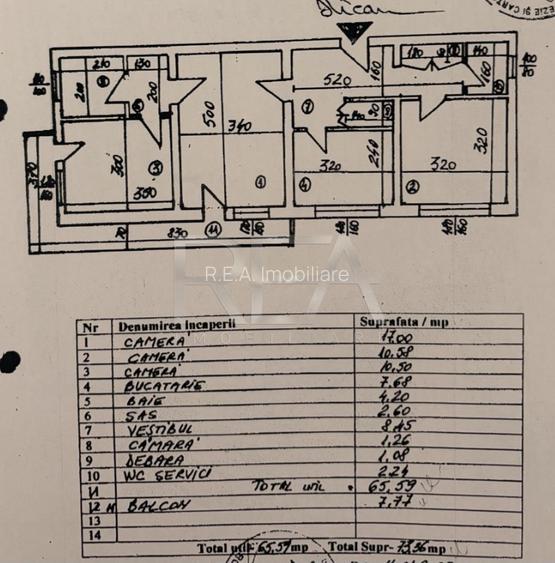 3 camere, 4/10, 74 mp, bloc 1979-Drumul Taberei - 9
