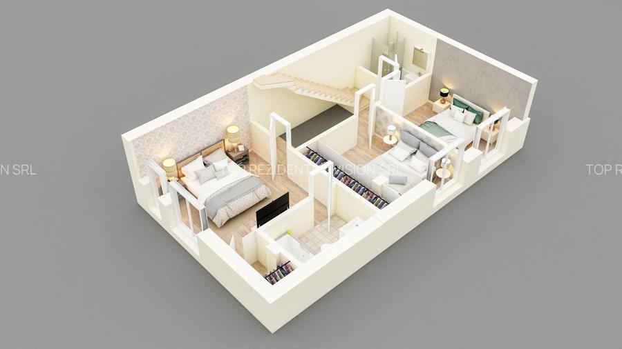 DUPLEX P+2 FINALIZAT,MUTARE IMEDIATA/ZONA TRAPEZULUI,ZONA DE CASE! - 4