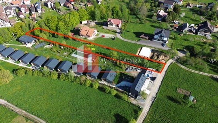 Teren intravilan 2.256 mp Bran – Podul Șimonului  |  Ideal cabane | Vedere Munte - 10