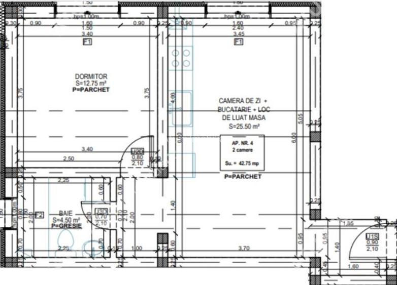 Apartament intabulat cu 2 camere balcon loc parcare in Talmaciu/ Sibiu - 2