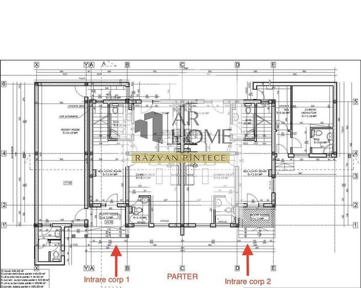 Vila P+1E+M, 15 camere, 32 locuri cazare, zona Mall AFI Palace, Ploiesti - 32