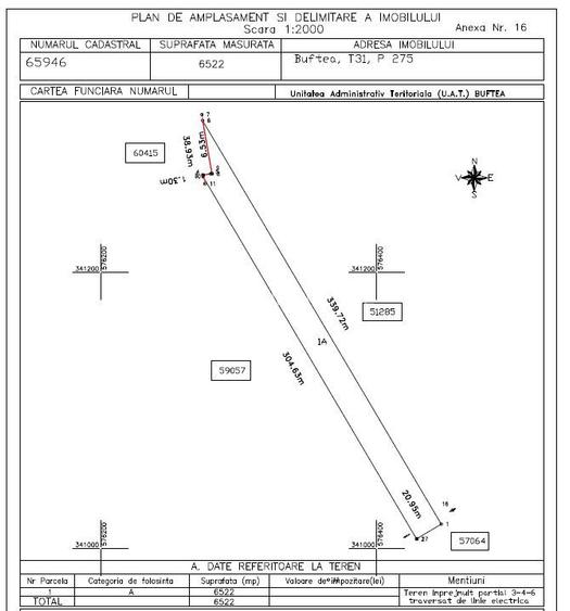 Teren de vânzare Buftea, strada Tamași, zona Gării - 5