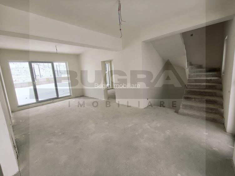 Duplex semifinisat, 130 mp utili, garaj, Chinteni - 4