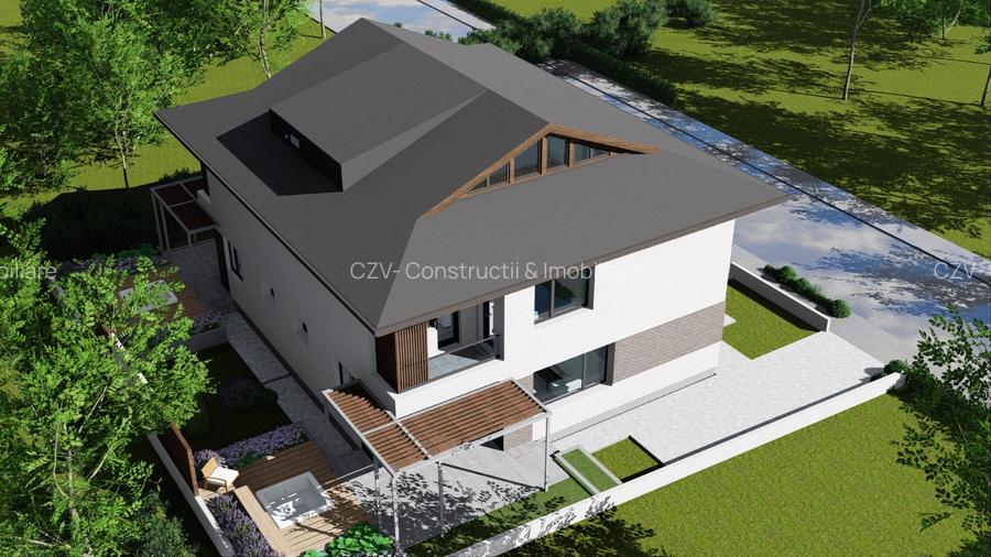 Proiect imobiliar : Duplex modern cu dormitor la parter si mansarda locuibila - 7
