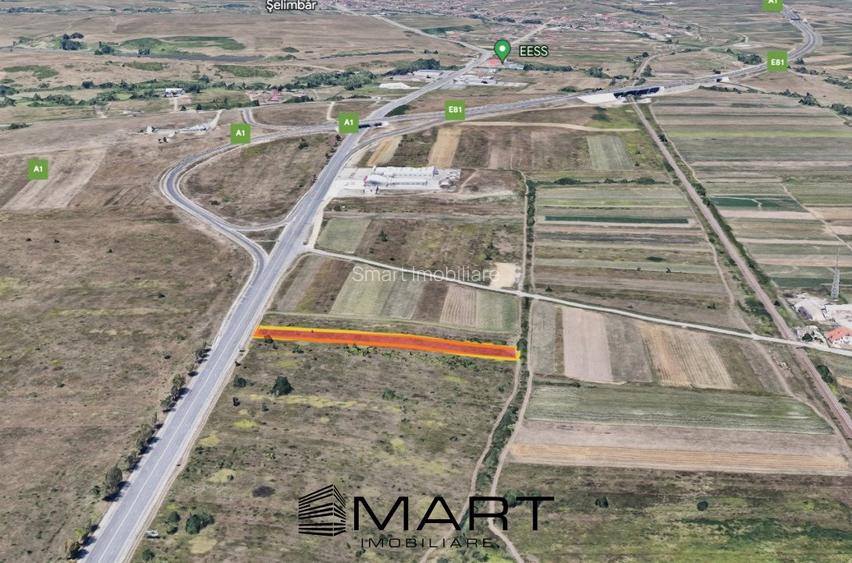 Teren 5900 mp extravilan zona Selimbar - 3