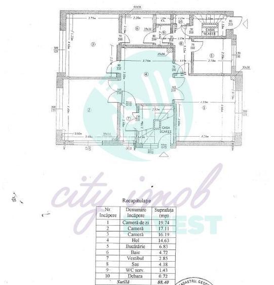 3 camere Primăverii – parter înalt, imobil mic, renovat - 4