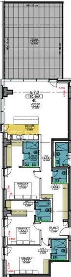STATIUNEA MAMAIA - Vânzare apartament cu 4 camere, 4 bai cu vedere la mare. - 44