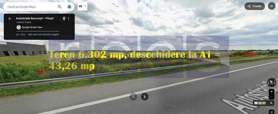 VANZARE TEREN EXCPETIONAL | AUTOSTRADA A1 |  BUCURESTI -PITESTI - 2