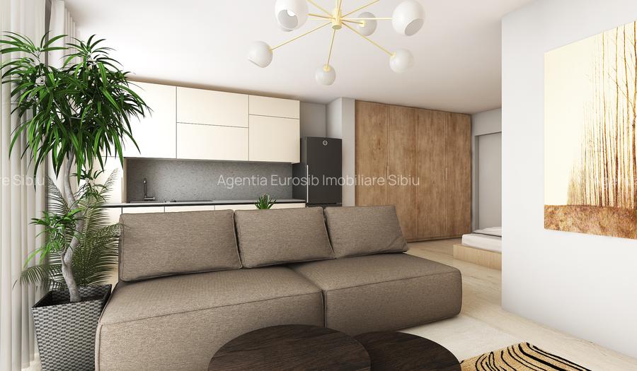 Studio  la cheie 33mp utili, balcon 6mp, Calea Surii Mici-Magnolia - 2