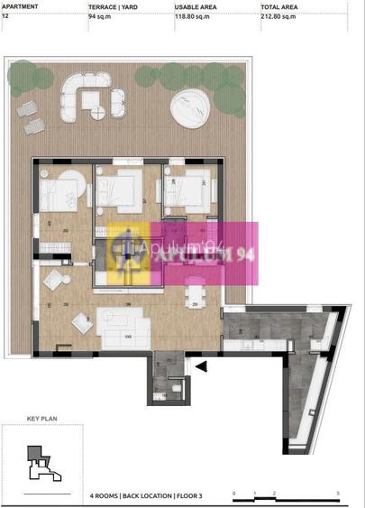 Apartament 120mp cu terasă panoramică | Strada Licurg,  Armeneasca - 5