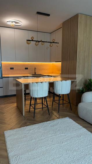 Apartament lux, 2 camere, 53 mp, terasa 9.57 mp, etaj 7, garaj, Eroilor - 5