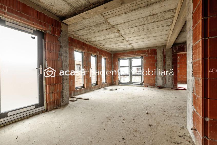 Casă nefinisata la sol in Fântânele, cartier nou Comsion 0 - 6