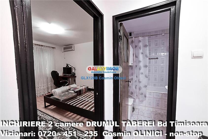 2 camere Drumul Taberei - Bd Timisoara 52 - 10 min metrou - 14