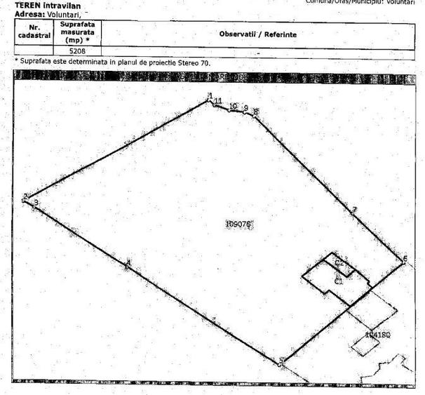 Teren intravilan 5200 mp, dubla deschidere, Voluntari, Metro, centura - 2