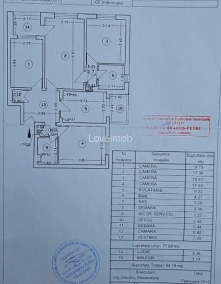 Apartament 4 camere Dristor, 2 bai, mobilat, 10 min metrou - 14