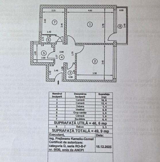 Apartament 2 camere de vânzare – Șoseaua Giurgiului - Potențial de amenajare