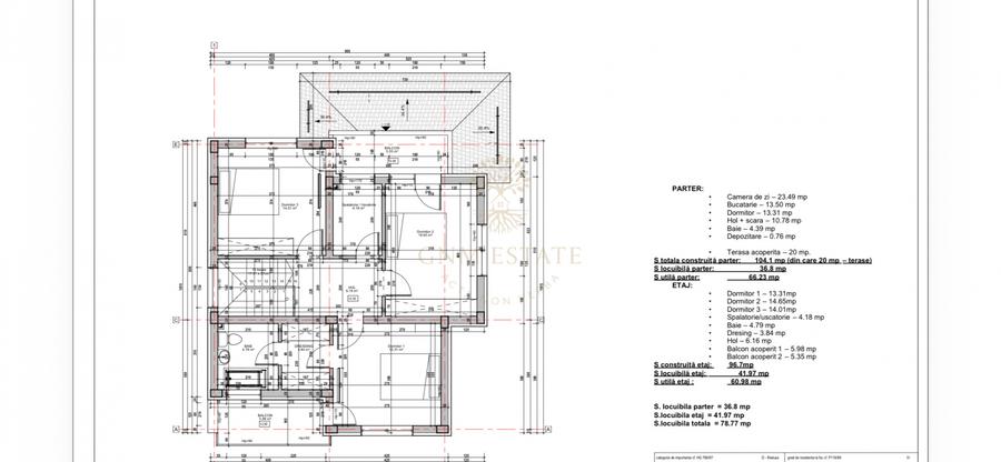 Casa 5 camere individuala Cartierul Florilor / Magurele