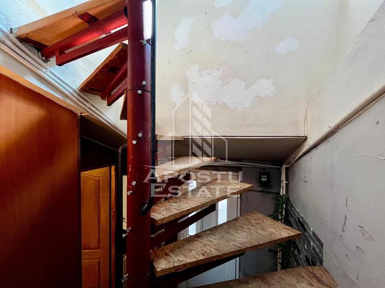 Apartament 3 camere de vanzare, curte comuna, zona Iosefin, Timisoara