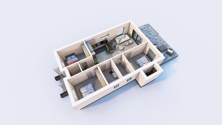 Casa individuala Tunari, teren 400 mp - 6